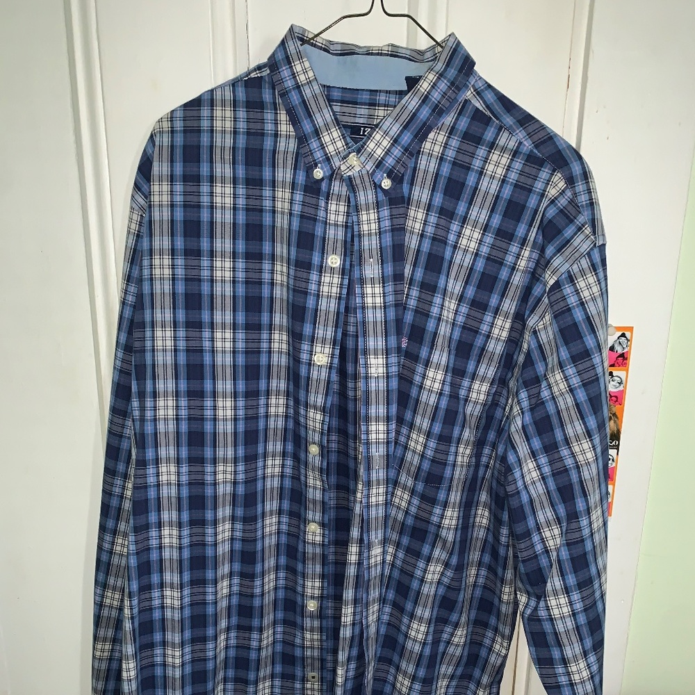 Izod Mens Dress Shirt (L)